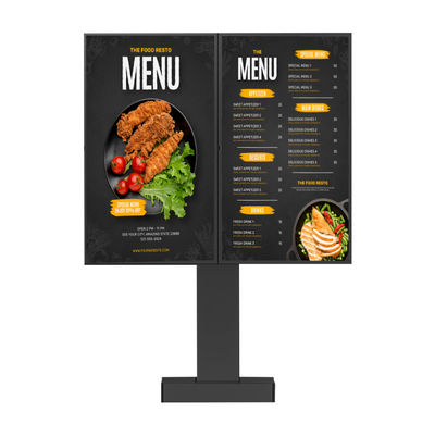 Εξωτερική αδιάβροχη οθόνη LCD Drive Thru Digital Menu Board για διαφήμιση εστιατορίων