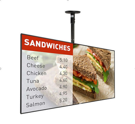 Fengshi 32 ιντσών 700nit FHD Ultra Narrow Indoor Digital Menu Boards Για Εστιατόρια